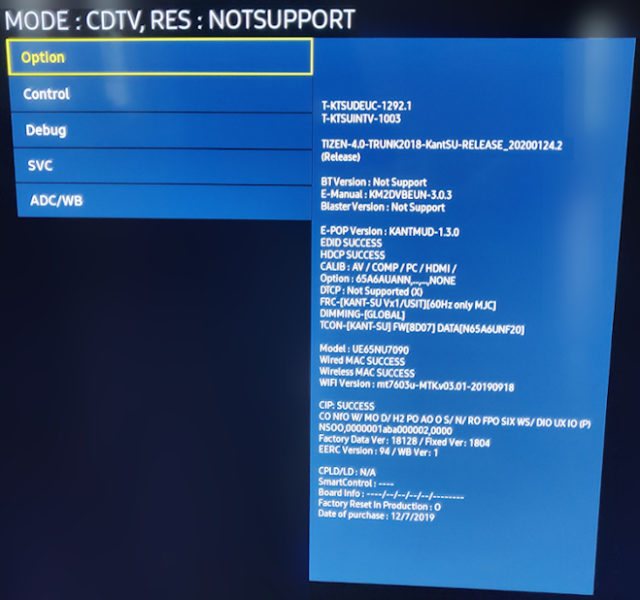 Samsung Smart TV Disable WiFi in Standby (Instant On) encrypted.at