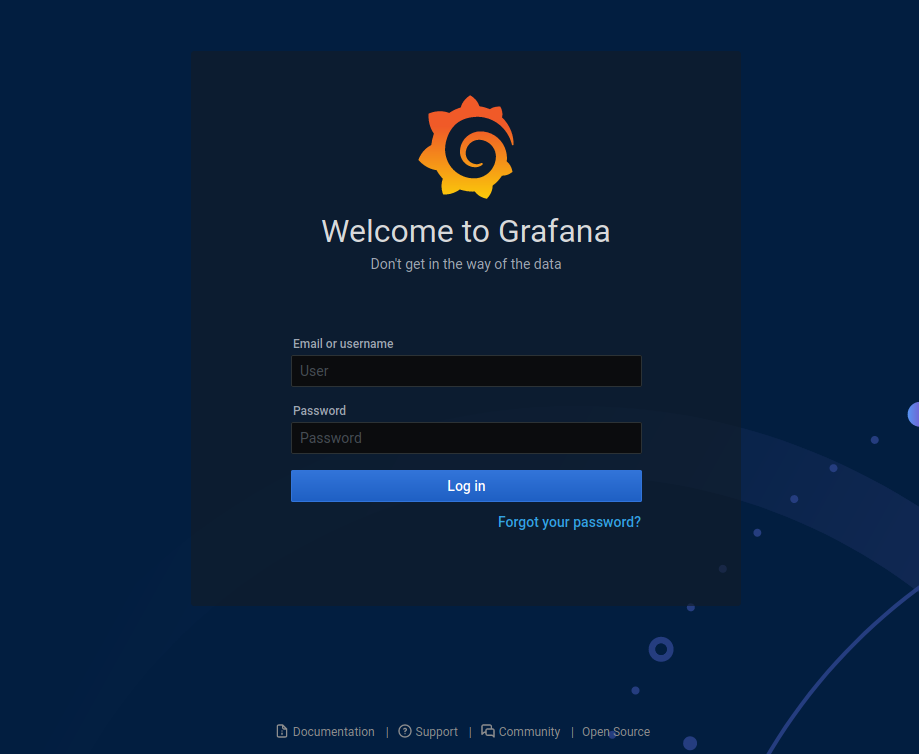 Grafana screenshot