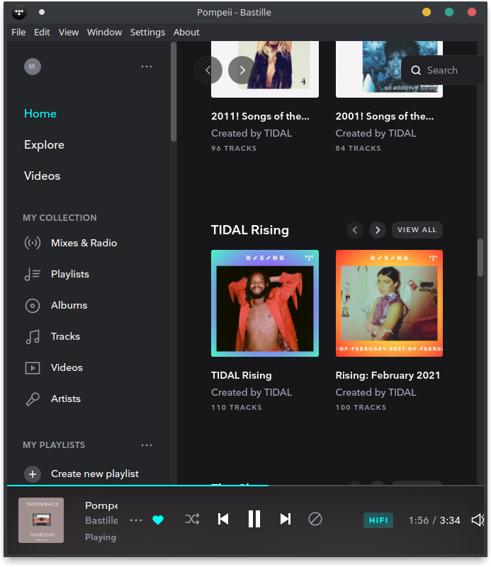 Tidal post preview